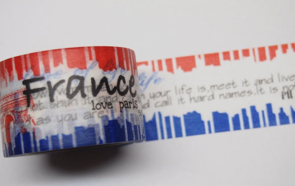 French Landmark Big Washi Tape 30mm x 10 meters WT404 - CharmTape - 1