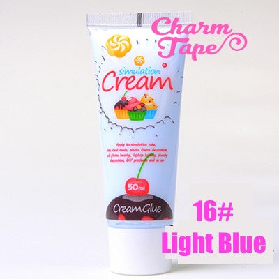 Silicon Whipped Cream 50ml Tube Fake Frosting (Free 3 piping tips) - CharmTape - 15