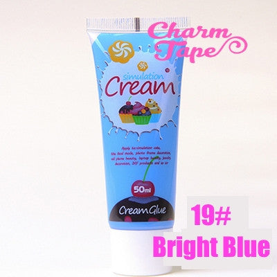 Silicon Whipped Cream 50ml Tube Fake Frosting (Free 3 piping tips) - CharmTape - 17