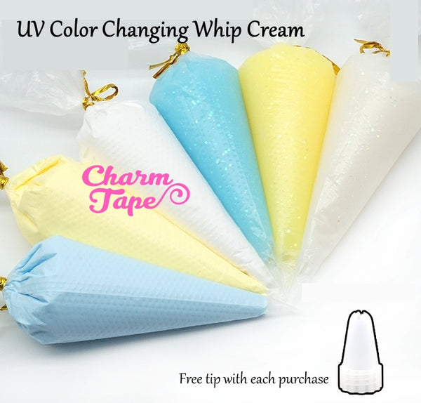 UV Color Changing Whip Deco Cream - 50ml (Free 1 tip)