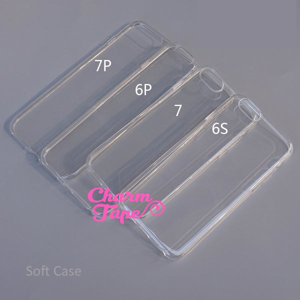 Blank Clear case for Iphone 6s or Iphone 6sPlus  - Soft Case for decoden diy M018