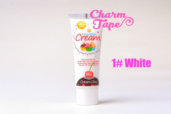 Silicon Whipped Cream 50ml Tube Fake Frosting (Free 3 piping tips) - CharmTape - 7