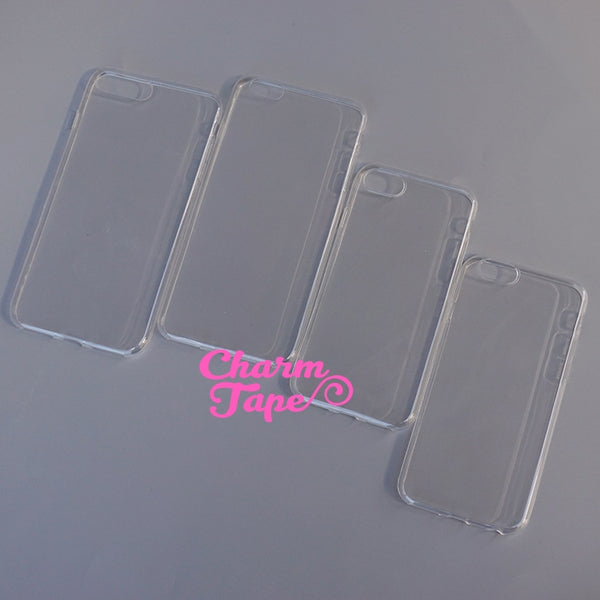 Blank Clear case for Iphone 6s or Iphone 6sPlus  - Soft Case for decoden diy M018