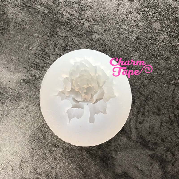 Rose charm Silicon mold flexible, for polymer clay, resin jewelry Q123