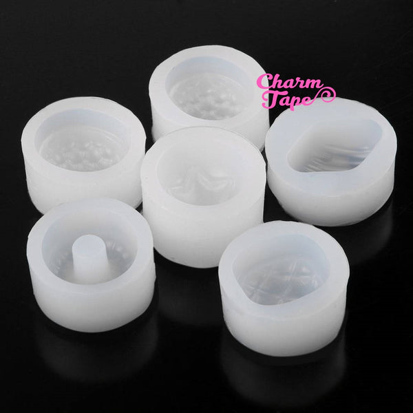 6pcs Fruit Silicon Mold - strawberry Mold - Flexible Clay Mold - Resin silicone mold - Epoxy Resin Mold Q049