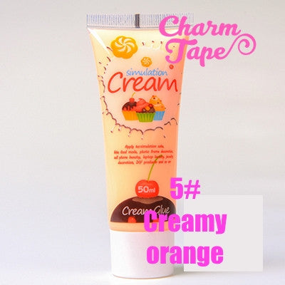 Silicon Whipped Cream 50ml Tube Fake Frosting (Free 3 piping tips) - CharmTape - 10