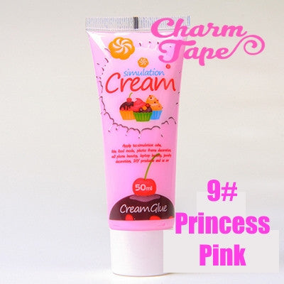 Silicon Whipped Cream 50ml Tube Fake Frosting (Free 3 piping tips) - CharmTape - 13