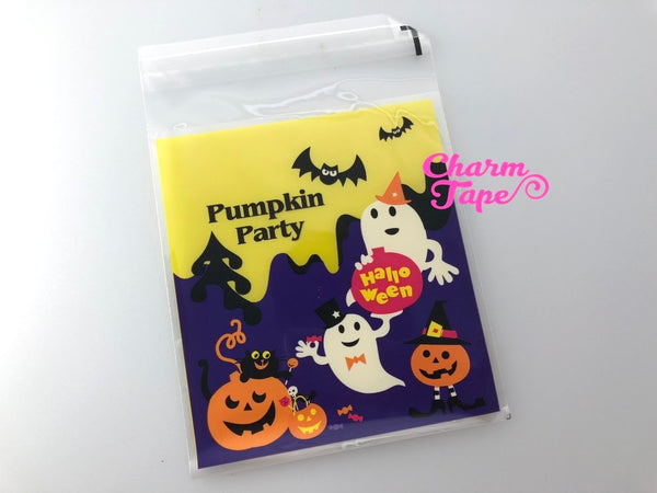 20/50/100 bags Halloween Friendly Ghost Cello Bags // Poly Bags // Self Sealing bags // Party Bags CB79