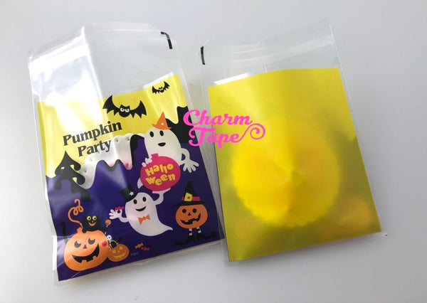 20/50/100 bags Halloween Friendly Ghost Cello Bags // Poly Bags // Self Sealing bags // Party Bags CB79