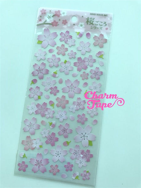 Pink Sakura Flower stickers by Mindwave 1 Sheets