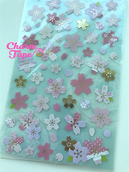 Pink Sakura Flower stickers by Mindwave 1 Sheets