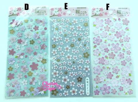 Pink Sakura Flower stickers by Mindwave 1 Sheets