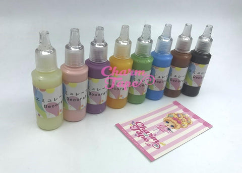 Fake Deco Fruit Sauce (Jam) - 20ml Decoden | Acrylic Paint | Miniature Food | Food Jewelry (Japan Quality)