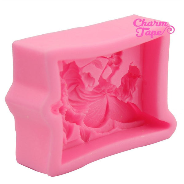 Flower Fairy Food Graded Silicon silicone mold for uv resin /cake/ fondant / soap making flexible mold H2345