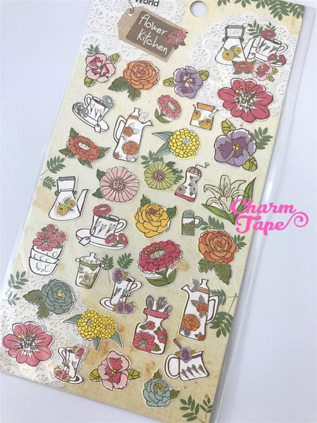 Flowers sticker art stickers -1 Sheets by Funny ss331