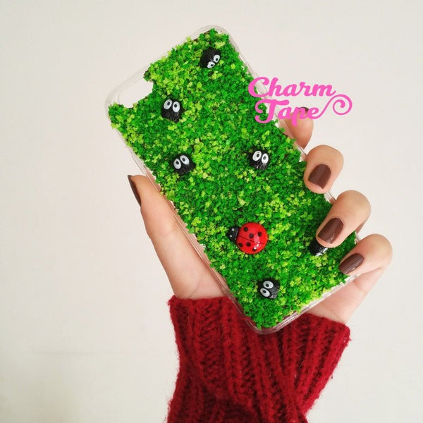 Artificial Fake Grass for Phone case decoden - 20 grams Tiny Faux Miniature Dollhouse lawn DC003