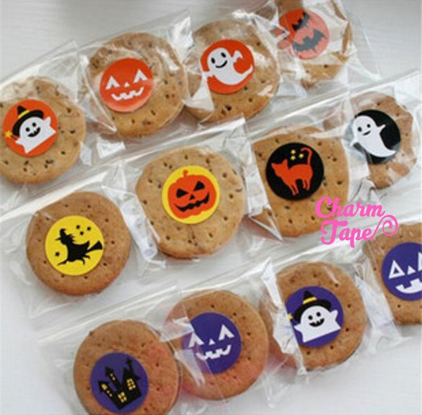 120ct Halloween 1.18" Round Sticker For Gift Packing Packaging 10 Sheets GS012