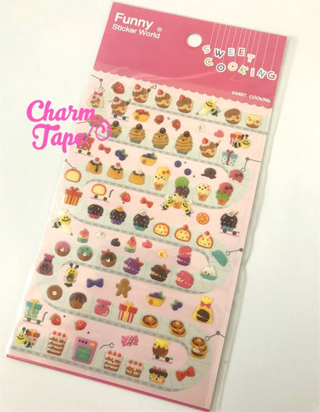 Ice-cream Gel sticker deco stickers by Funny SS281