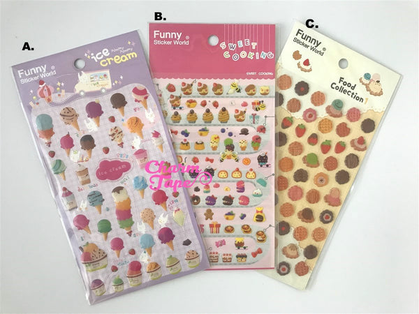 Ice-cream Gel sticker deco stickers by Funny SS281