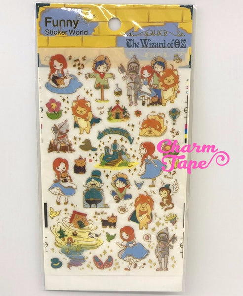 The Wizard of Oz Scrapbook Gold Foil Sticker by Funny ss330b