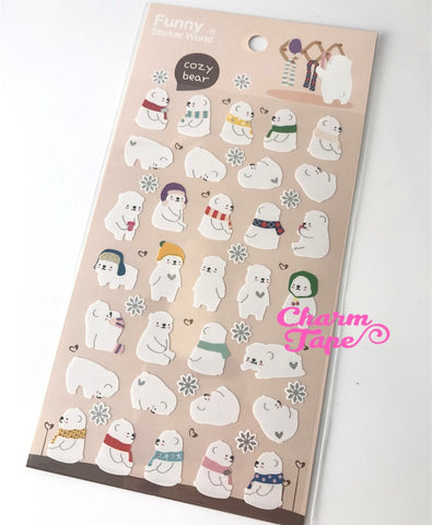 Polar Bear vinyl Sticker by Funny Korea SS511