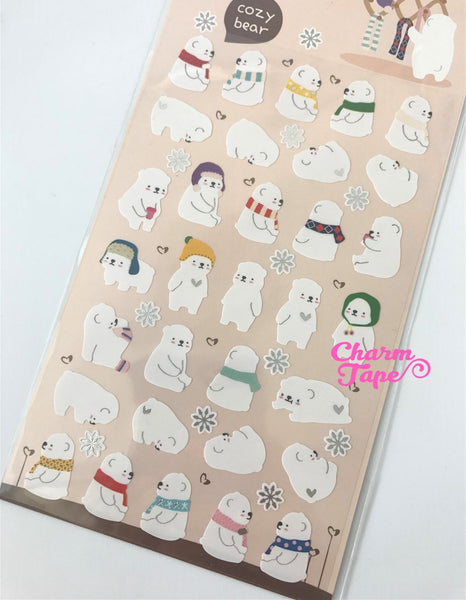 Polar Bear vinyl Sticker by Funny Korea SS511