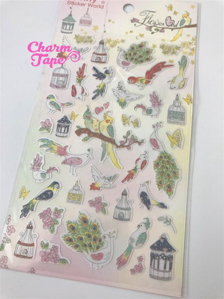 Love Birds fabric Sticker by Funny Korea ss533