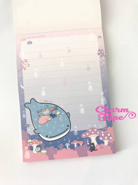 Jinbesan Whale shark Big Memo Pad by San-x from Japan