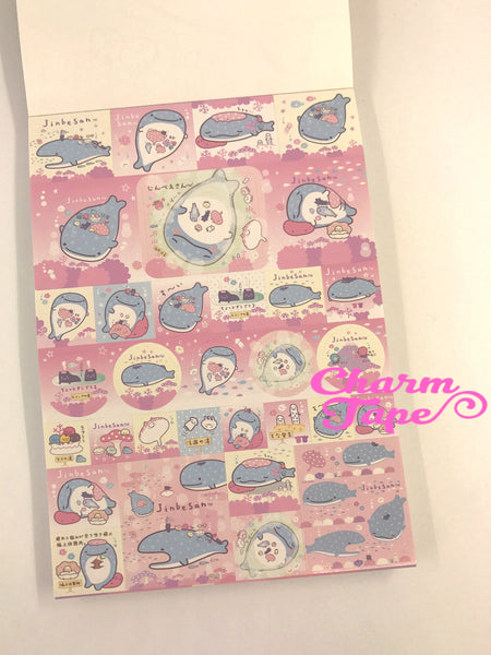 Jinbesan Whale shark Big Memo Pad by San-x from Japan