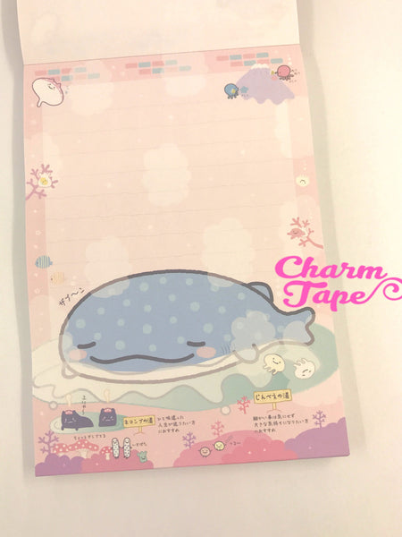 Jinbesan Whale shark Big Memo Pad by San-x from Japan