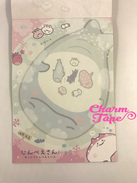 Jinbesan Whale shark Big Memo Pad by San-x from Japan