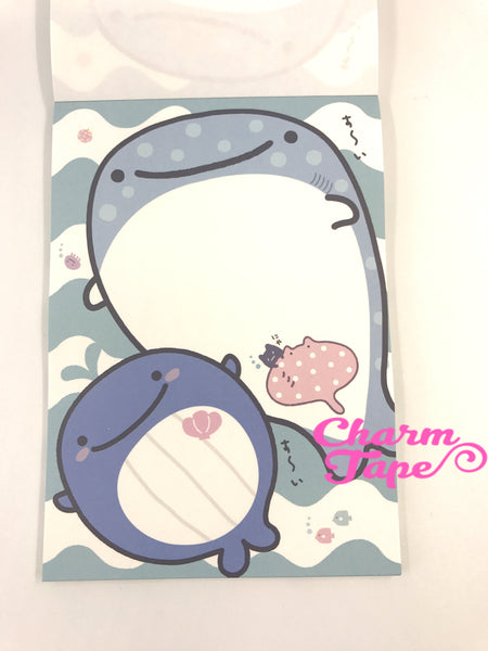 Jinbesan Whale shark Big Memo Pad by San-x from Japan