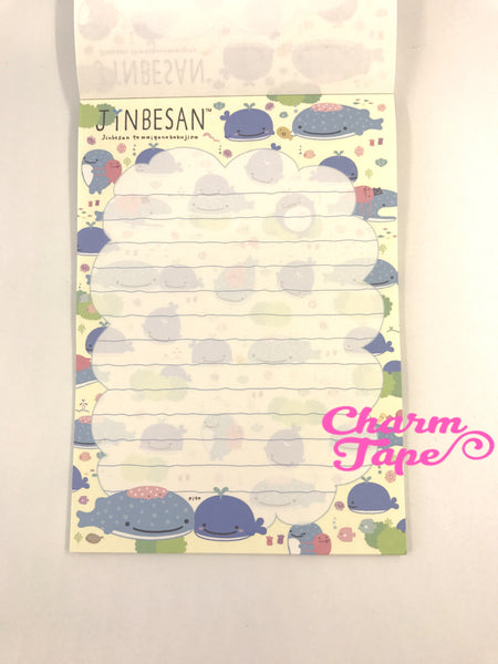 Jinbesan Whale shark Big Memo Pad by San-x from Japan