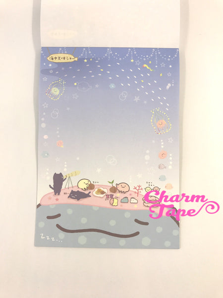 Jinbesan Whale shark Big Memo Pad by San-x from Japan