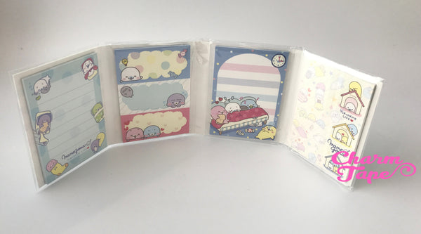 Mamegoma Mini Memo Pad with  Erasers by San-x from Japan