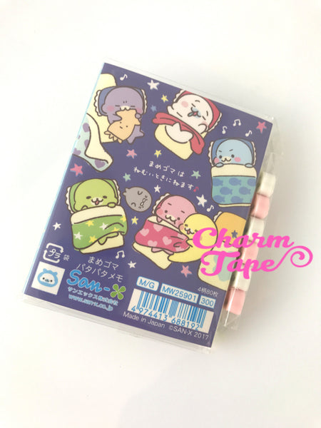 Mamegoma Mini Memo Pad with  Erasers by San-x from Japan