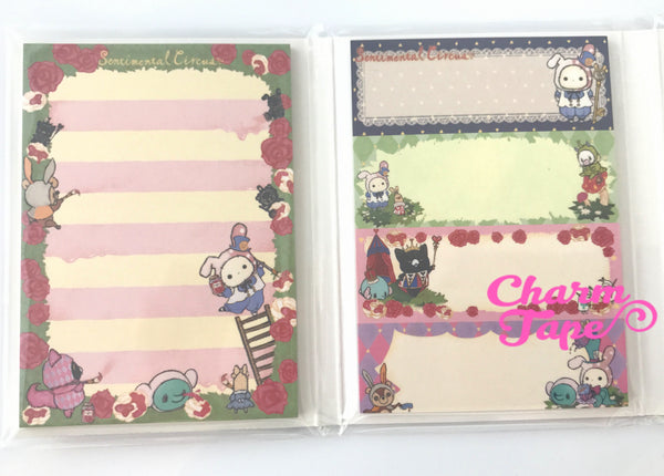 Sentimental Circus Mini Memo Pad by San-x from Japan