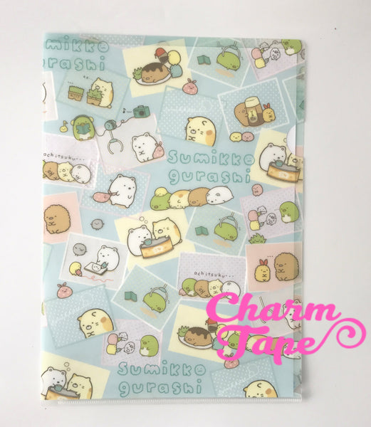 San-x Sumikko Gurashi A4 plastic file folder