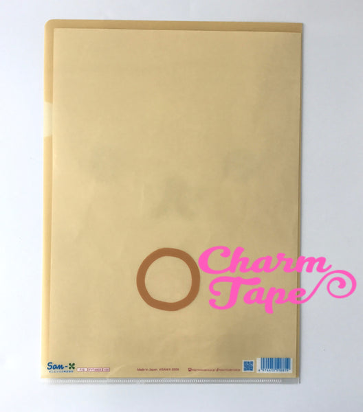 San-X Rilakkuma bear  A4 plastic file folder