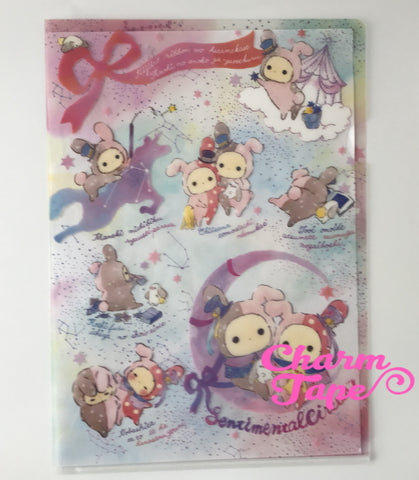 San-x Sentimental Circus A4 plastic file folder