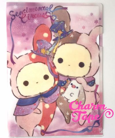 San-x Sentimental Circus A4 plastic file folder