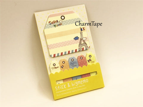 Paris Eiffel Tower Post-It Memo Note Pad 120 sheets aa740