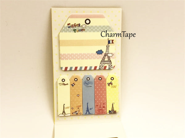 Paris Eiffel Tower Post-It Memo Note Pad 120 sheets aa740