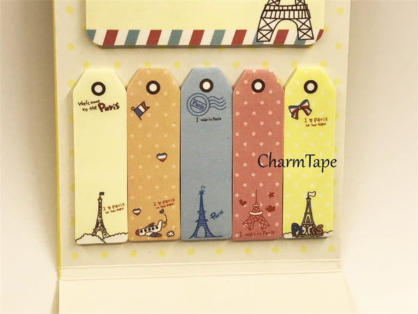 Paris Eiffel Tower Post-It Memo Note Pad 120 sheets aa740