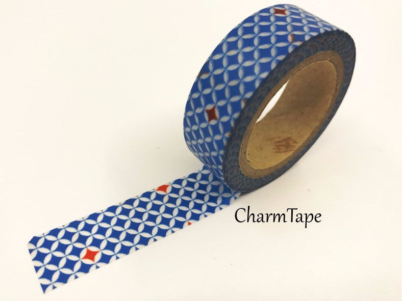 Geometric circle pattern Washi Tape 15mm WT281 - CharmTape