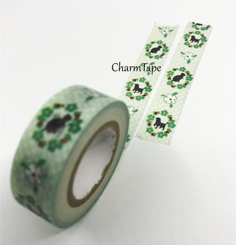 Washi Tape - Animal Silhouette 15mm x 8 meters WT583 - CharmTape - 1