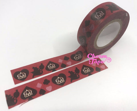 Mad Hatter - Alice in Wonderland Washi Tape 15mm x 10 meters WT1072