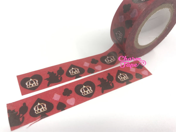 Mad Hatter - Alice in Wonderland Washi Tape 15mm x 10 meters WT1072