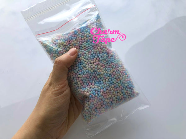 7 Packs Pastel Colors 10000 CHEAP Styrofoam Balls 2mm 3mm Polystyrene Filler Foam Ball Bead Slime Floam