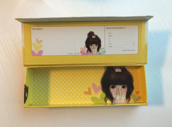 Lovely Girl - pencil pen case from Pinkfoot Korea - CharmTape - 2